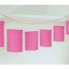 Party Animal Direct PAPER LANTERN GARLAND - PINK 1 Party Animal Direct PAPER LANTERN GARLAND - PINK