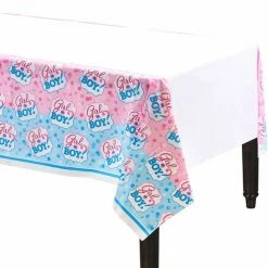 Party Animal Direct GIRL OR BOY PLASTIC TABLECLOTH Baby Shower