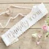 Party Animal Direct ROSE GOLD FOILED MUMMY TO BE FLORAL SASH Baby Shower