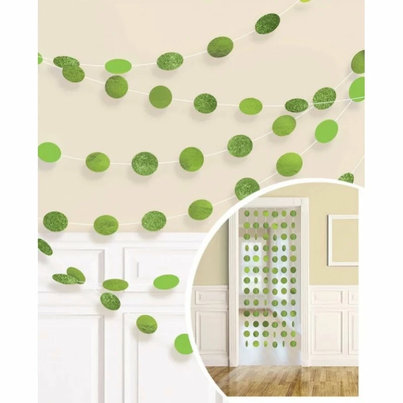 Party Animal Direct 6 DOT GARLAND - GREEN 3 Party Animal Direct 6 DOT GARLAND - GREEN