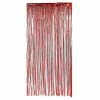 Party Animal Direct METALLIC RED FOIL CURTAIN 91.4CM X 2.43M