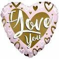 Party Animal Direct “I Love You” Pink Standard Heart