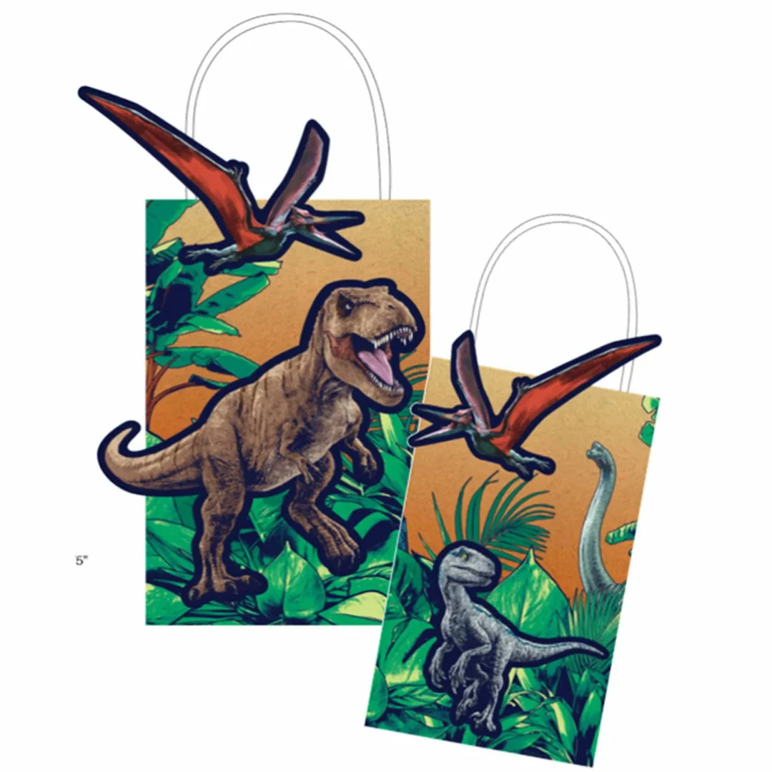 Party Animal Direct Dinosaur Party JURASSIC INTO THE WILD CREATE YOUR OWN PAPER GIFT BAGS (PACK OF 8) 3 Party Animal Direct Dinosaur Party JURASSIC INTO THE WILD CREATE YOUR OWN PAPER GIFT BAGS (PACK OF 8)