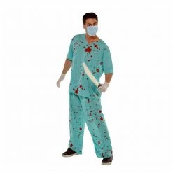 Party Animal Direct Costumes ADULT BLOODY DOCTOR SCRUBS