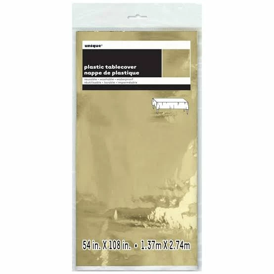 Party Animal Direct Eco Range Gold Table Cover 3 Party Animal Direct Eco Range Gold Table Cover