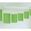 Party Animal Direct PAPER LANTERN GARLAND - GREEN