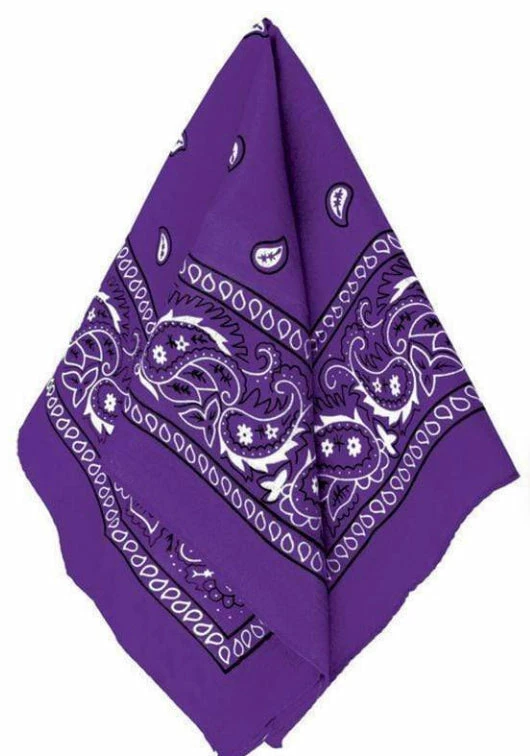 Party Animal Direct Costumes Purple Bandana 3 Party Animal Direct Costumes Purple Bandana