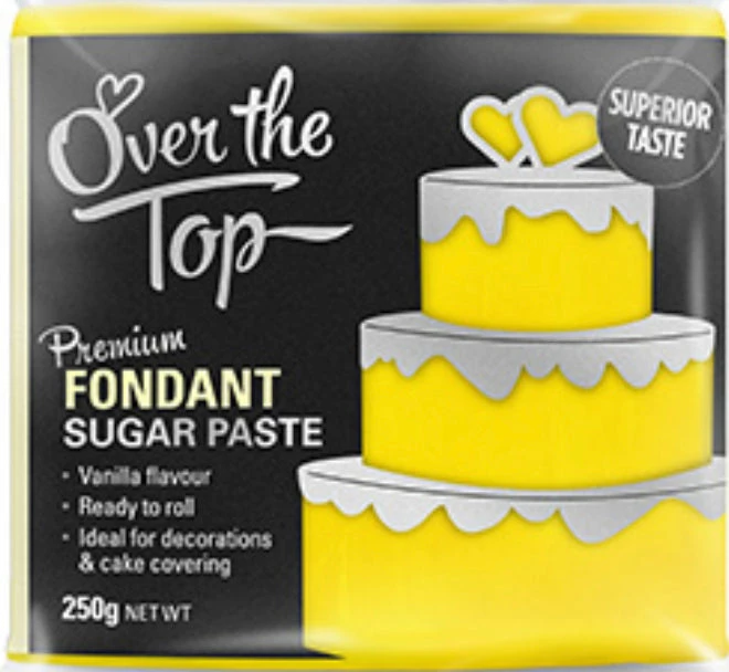 Party Animal Direct Over The Top Sun Yellow Fondant 250g 3 Party Animal Direct Over The Top Sun Yellow Fondant 250g