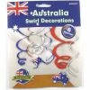 Party Animal Direct Australia Swirl Decorations