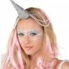 Party Animal Direct Silver Unicorn Horn