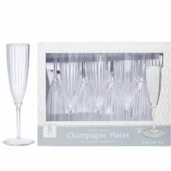Party Animal Direct Eco Range CHAMPAGNE FLUTES - 8PACK 5 Party Animal Direct Eco Range CHAMPAGNE FLUTES - 8PACK
