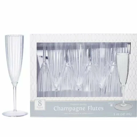 Party Animal Direct Eco Range CHAMPAGNE FLUTES - 8PACK 4 Party Animal Direct Eco Range CHAMPAGNE FLUTES - 8PACK