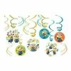 Party Animal Direct 12 Pack Despicable Me Swirl Decorations Pack Minions