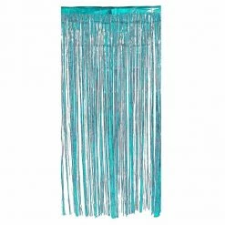 Party Animal Direct BLUE FOIL CURTAIN 91.4CM X 2.43CM