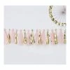 Party Animal Direct Baby Shower Pink & Gold Tassel Garland