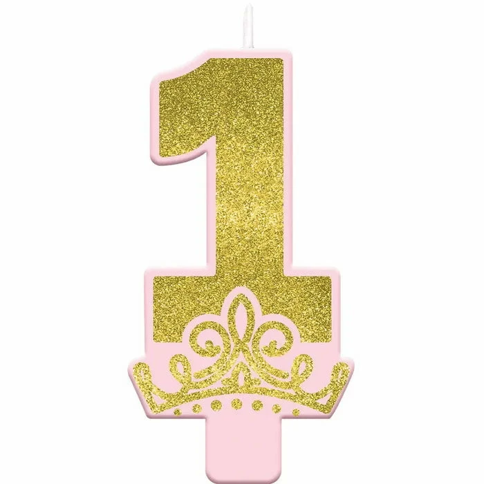 Party Animal Direct DISNEY PRINCESS ONCE UPON A TIME 1ST BIRTHDAY CANDLE 3 Party Animal Direct DISNEY PRINCESS ONCE UPON A TIME 1ST BIRTHDAY CANDLE