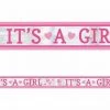 Party Animal Direct IT'S A GIRL BABY SHOWER FOIL BANNER 1 Party Animal Direct IT'S A GIRL BABY SHOWER FOIL BANNER