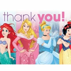 Party Animal Direct Disney Princess Dream Big Thank You Cards