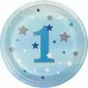 Party Animal Direct ONE LITTLE STAR BOY 1ST BIRTHDAY PLATE