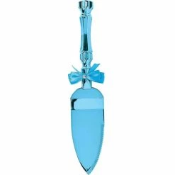 Party Animal Direct Baby Shower BLUE PLASTIC CAKE SERVER