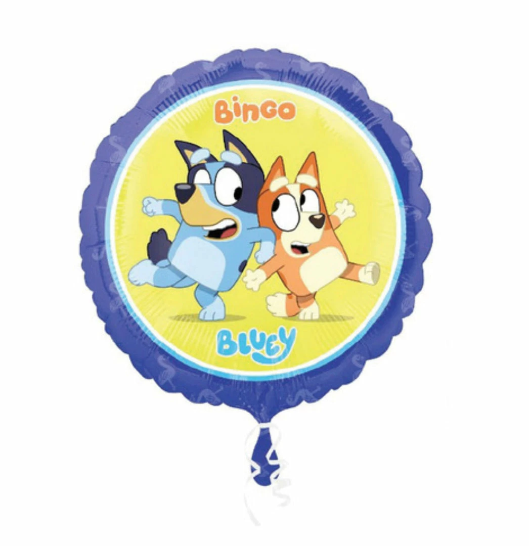 Party Animal Direct BLUEY FOIL BALLOON 43CM 3 Party Animal Direct BLUEY FOIL BALLOON 43CM