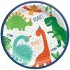 Party Animal Direct Dino-Mite Party Dinosaur Round Paper Plates