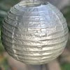 Party Animal Direct SILVER PAPER LANTERN 25.4CM 1 Party Animal Direct SILVER PAPER LANTERN 25.4CM