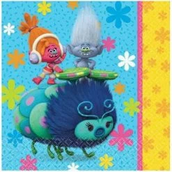 Party Animal Direct Trolls Napkins - Lunch Size