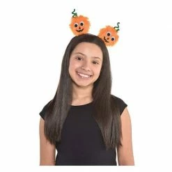 Party Animal Direct Costumes Pumpkin Pom Pom Headband