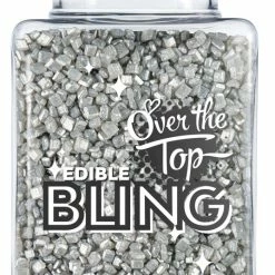 Party Animal Direct Cake Making Supplies Over The Top Silver Edible Bling