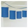 Party Animal Direct PAPER LANTERN GARLAND - ROYAL BLUE