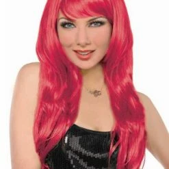Party Animal Direct Red Glamourous Wig Costumes