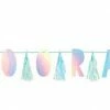 Party Animal Direct Iridescent Hooray Tassel Garland