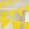 Party Animal Direct YELLOW PENNANT BANNER