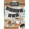 Party Animal Direct Kraft Partyware Chalkboard Pennant Banner - Black 2 Party Animal Direct Kraft Partyware Chalkboard Pennant Banner - Black
