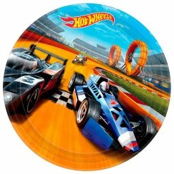 Party Animal Direct Hot Wheels Dinner Plates
