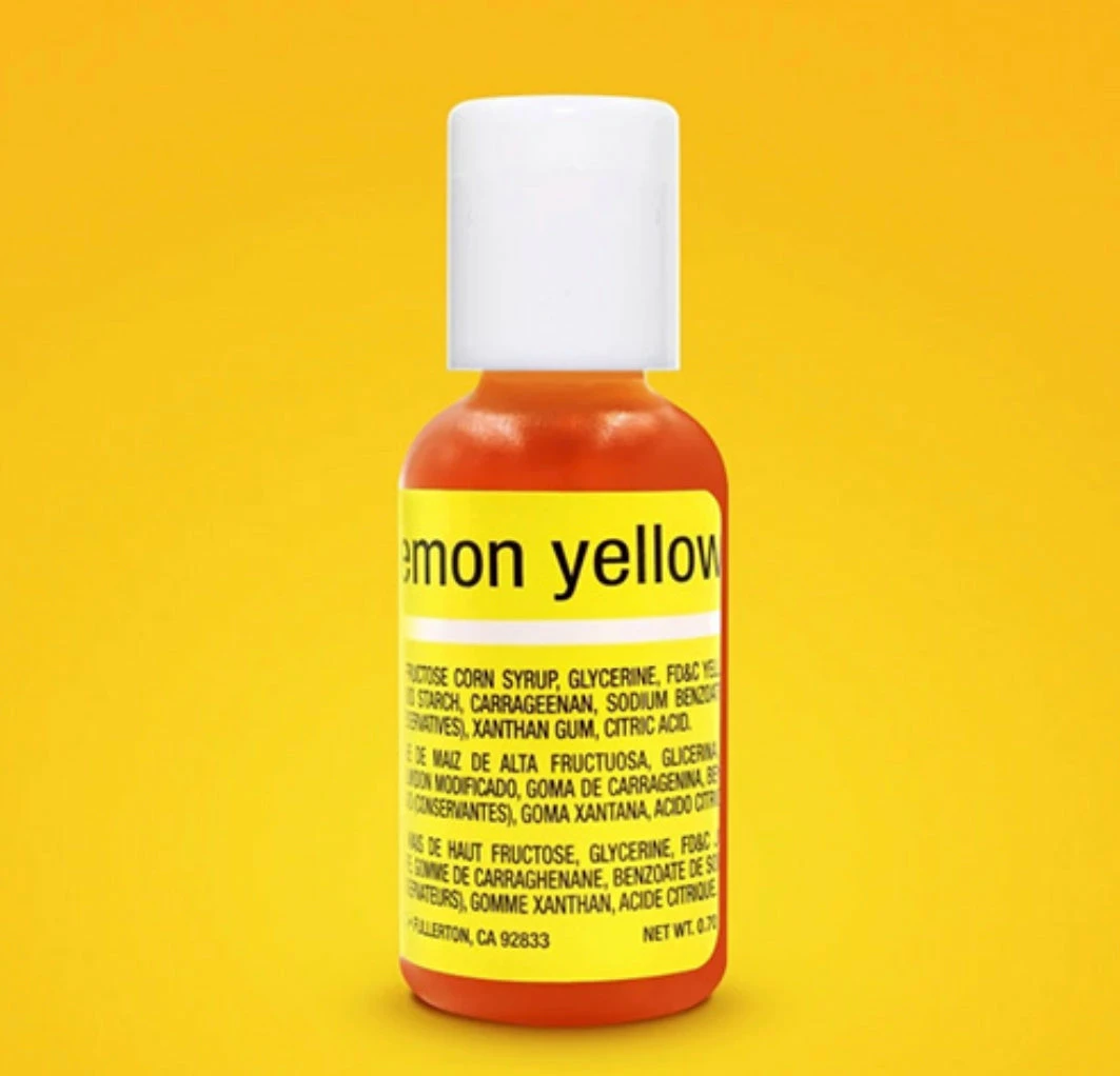Party Animal Direct Lemon Yellow Liquid Colour 0.7oz 3 Party Animal Direct Lemon Yellow Liquid Colour 0.7oz
