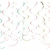 Party Animal Direct PASTEL MINT GREEN PINK CORAL AND GOLD SWIRLS (PACK OF 12)