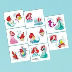 Party Animal Direct Ariel (Disney Princess) Disney Princess Party Favour Ariel Tattoos
