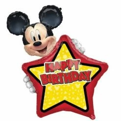 Party Animal Direct Mickey Mouse Personalised Happy Birthday Balloon