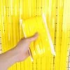 Party Animal Direct FOIL METALLIC CURTAIN 2M - PASTEL YELLOW 1 Party Animal Direct FOIL METALLIC CURTAIN 2M - PASTEL YELLOW