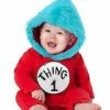 Party Animal Direct Thing 1 - Infant Costume (6 - 12 Months) Kids Costumes