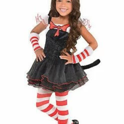 Party Animal Direct Cat In The Hat Girls (3-4yr) Dress Kids Costumes