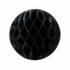 Party Animal Direct BLACK HONEYCOMB BALL - 35CM