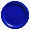Party Animal Direct State Of Origin Bright Royal Blue Round Lunch Paper Plates 23cm 20pk