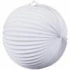 Party Animal Direct WHITE ACCORDION PAPER LANTERN 35CM 1 Party Animal Direct WHITE ACCORDION PAPER LANTERN 35CM
