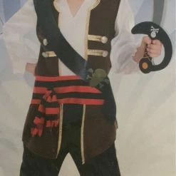 Party Animal Direct Deluxe Pirate Boy 3-5 Years Costume Costumes