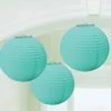 Party Animal Direct Pastel Mint Green PAPER LANTERNS MINT GREEN (PACK OF 3)