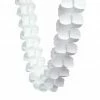 Party Animal Direct WHITE TISSUE PAPER HONEYCOMB GARLAND (4M)