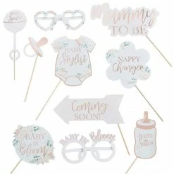 Party Animal Direct BABY IN BLOOM BABY SHOWER PHOTO BOOTH PROPS